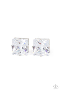 Times Square Timeless White Earrings - Jewelry by Bretta