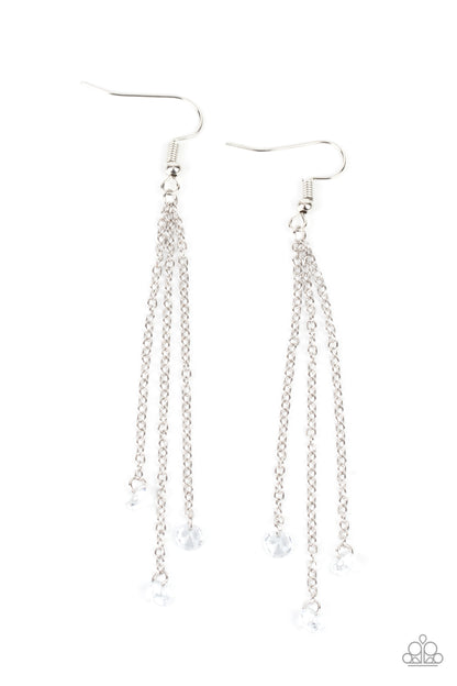 Divine Droplets White Earrings - Jewelry by Bretta