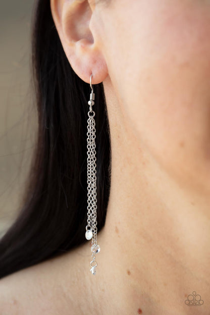 Divine Droplets White Earrings - Jewelry by Bretta