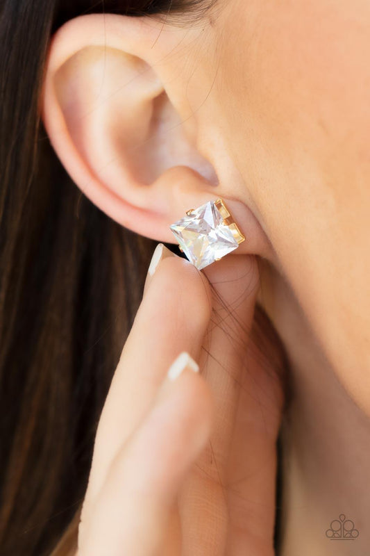 Times Square Timeless Gold Earrings - Jewelry by Bretta