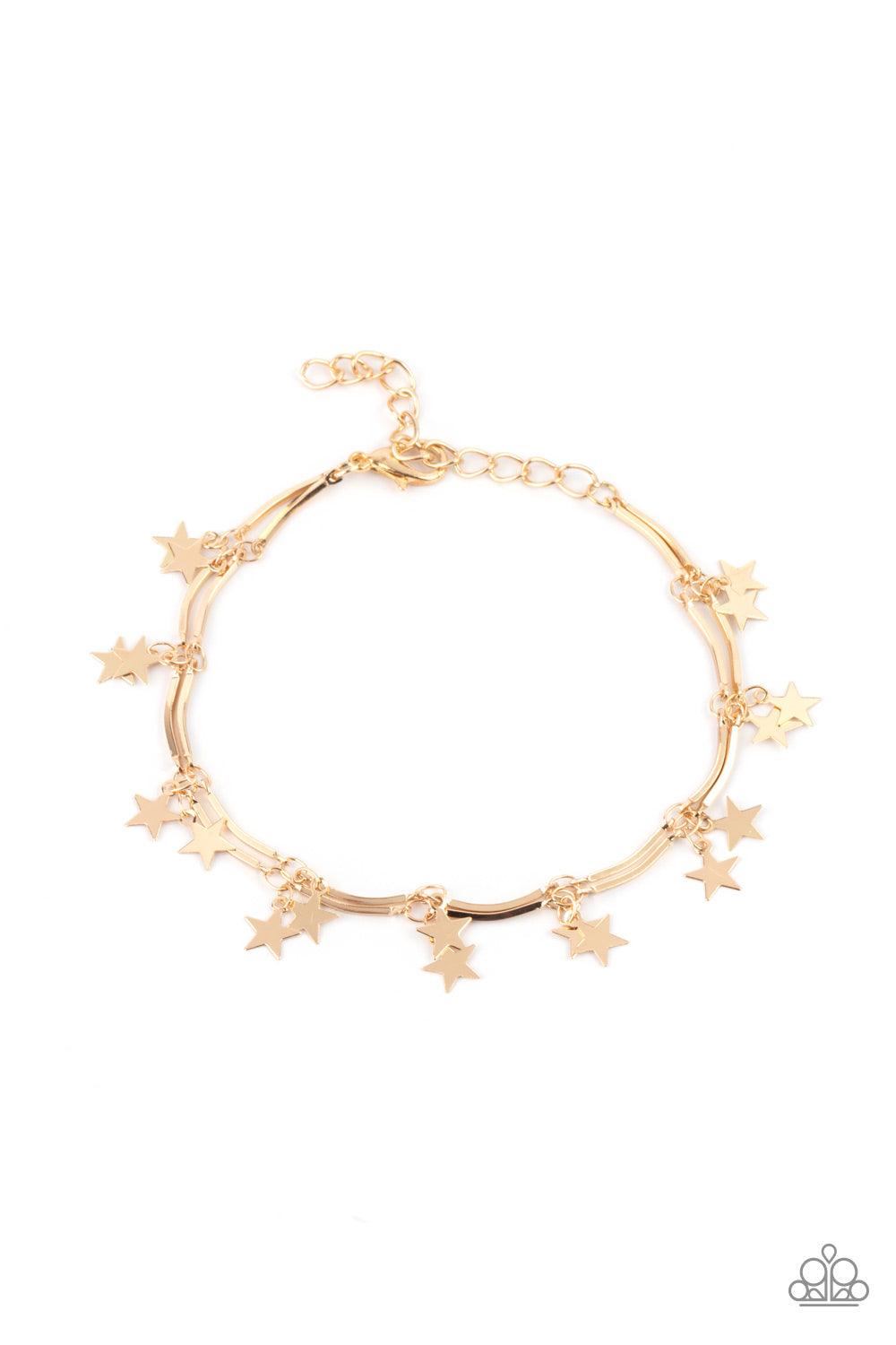 Party in the USA Gold Bracelet - Jewelry by Bretta