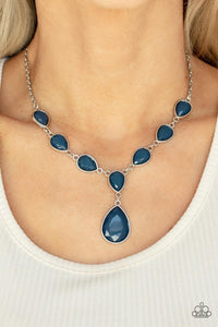 Party Paradise Blue Necklace - Jewelry by Bretta