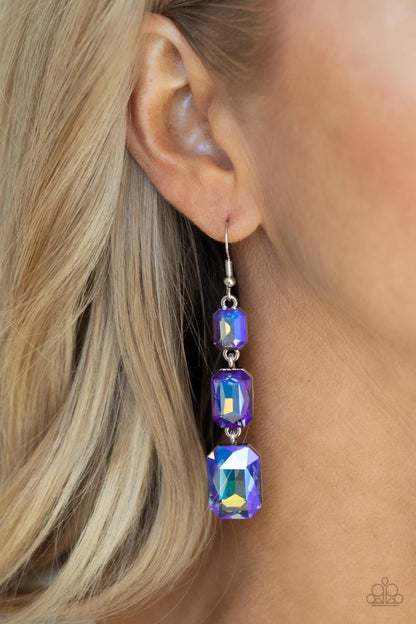 Cosmic Red Carpet Blue Earrings - Jewelry by Bretta