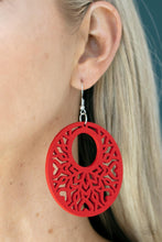 Tropical Reef Red Earrings - Jewelry by Bretta