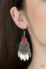 Galapagos Glamping Red Earrings - Jewelry by Bretta
