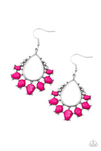 Flamboyant Ferocity Pink Earrings - Jewelry by Bretta