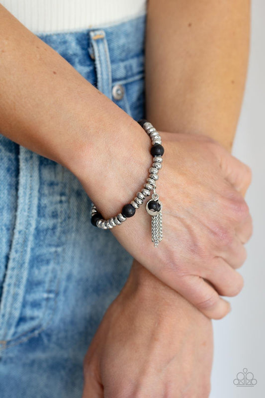 Whimsically Wanderlust Black Bracelet - Jewelry by Bretta