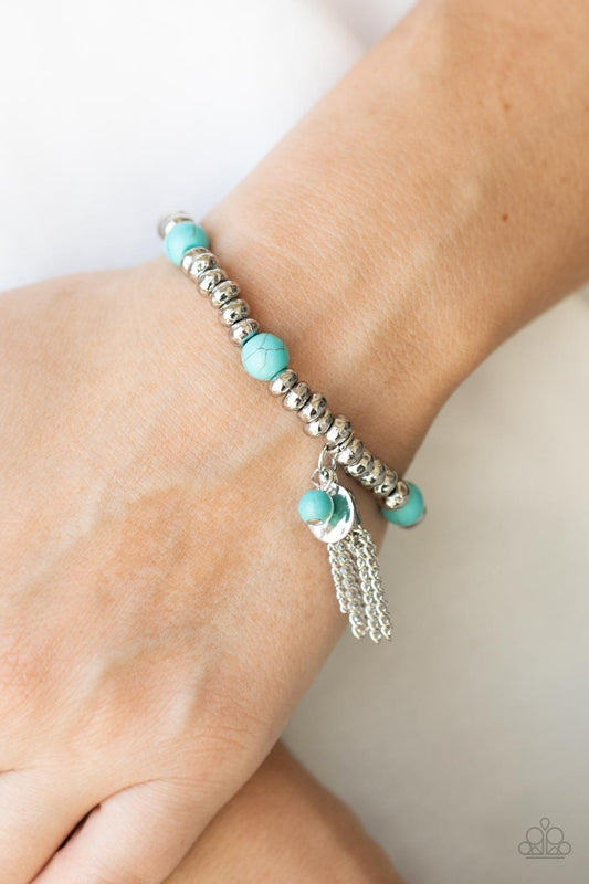 Whimsically Wanderlust Blue Bracelet - Jewelry by Bretta