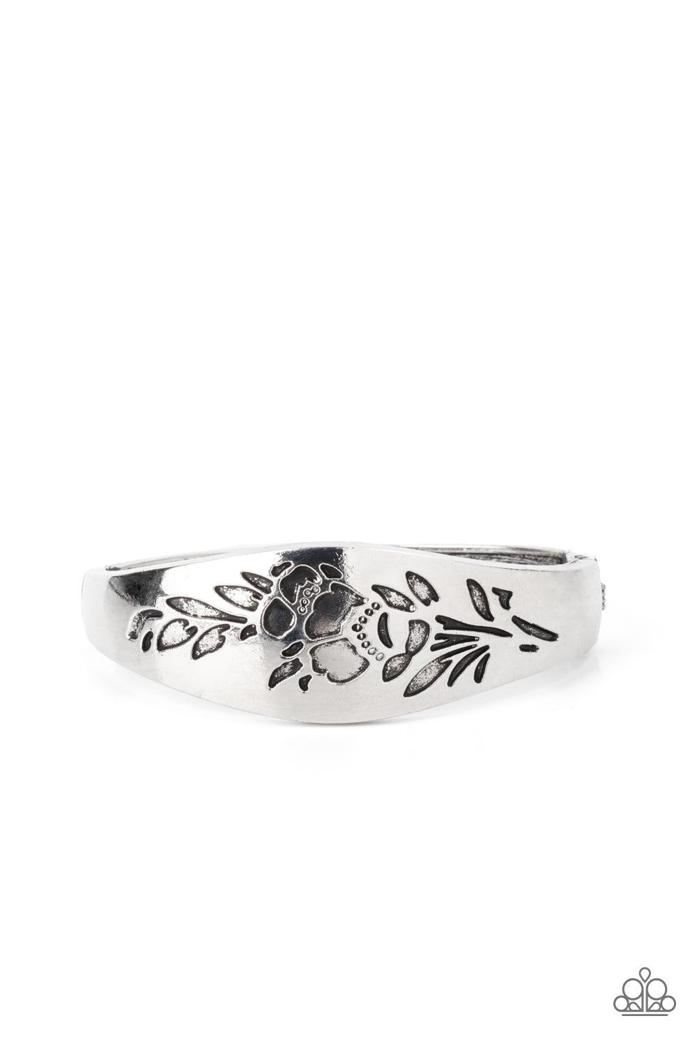 Fond of Florals Silver Bracelet - Jewelry by Bretta