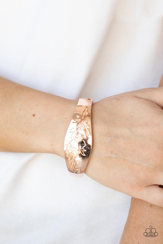 Fond of Florals Rose Gold Bracelet - Jewelry by Bretta
