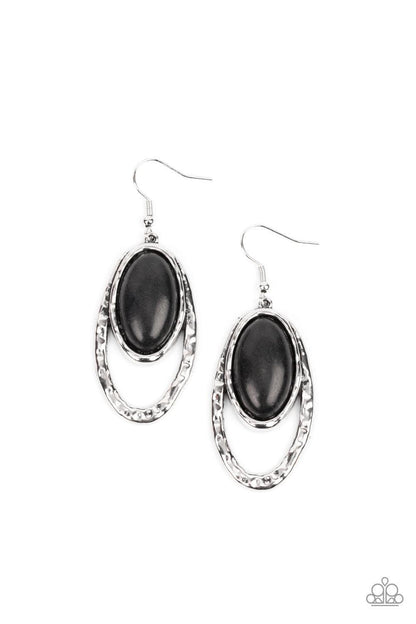 Pasture Paradise Black Earrings - Jewelry by Bretta