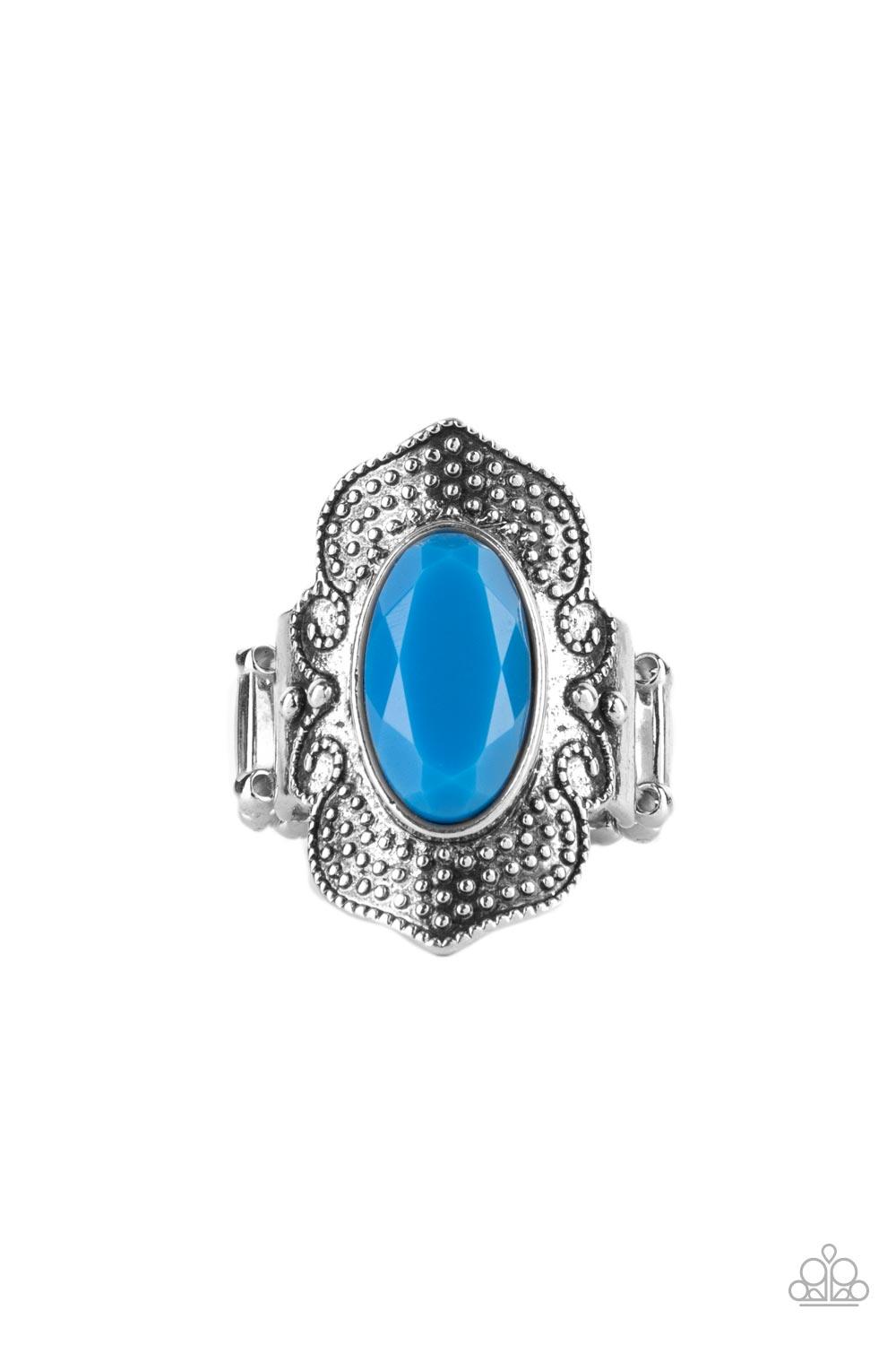 Taj Mahal Trendsetter Blue Ring - Jewelry by Bretta