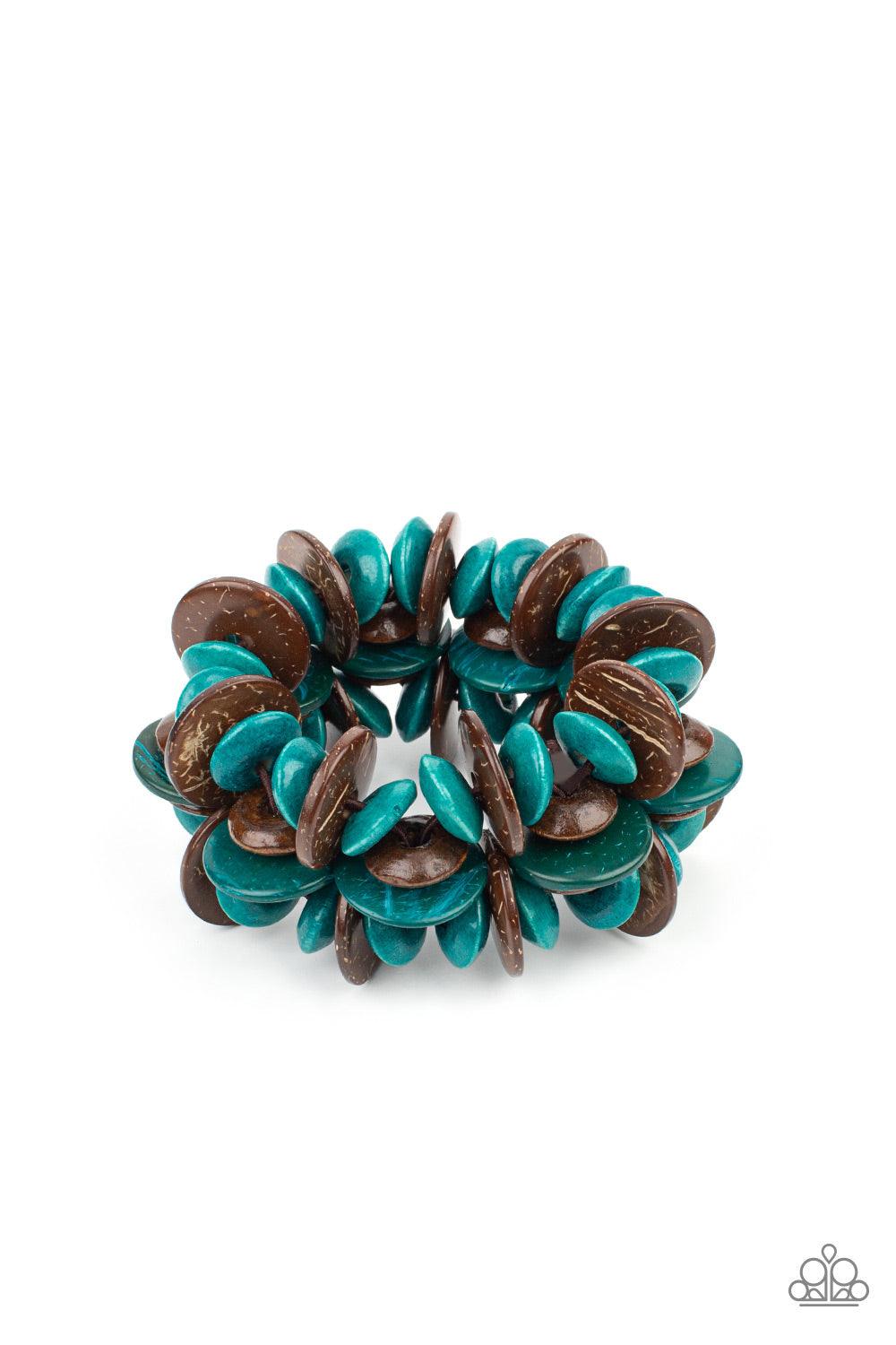 Caribbean Canopy Blue Bracelet - Jewelry by Bretta