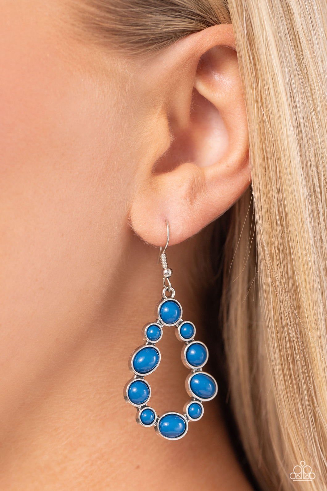 POP-ular Party Blue Earrings - Jewelry by Bretta