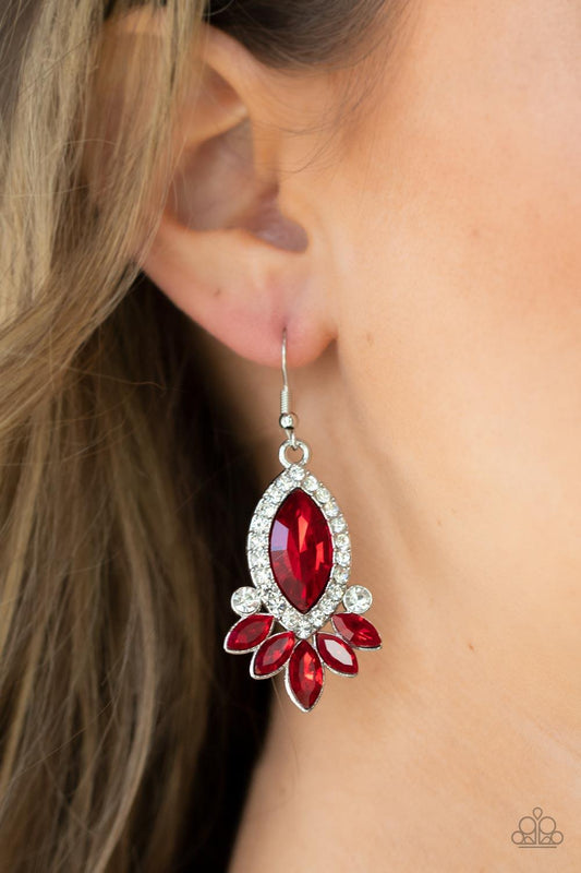 Prismatic Parade Red Earrings - Jewelry by Bretta