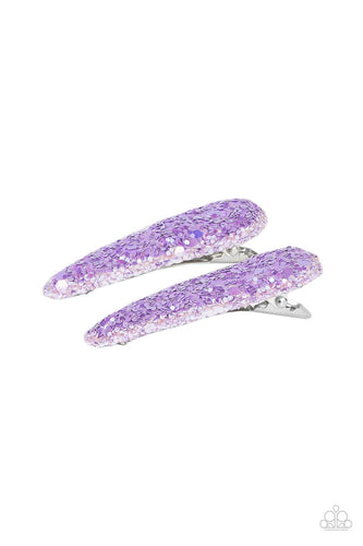 Sugar Plum Sparkle Purple Hair Clip - Jewelry by Bretta - Jewelry by Bretta