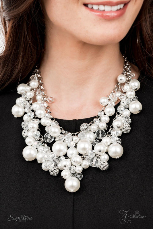 The Janie - Pearl Necklace - Exclusive Zi Collection - Jewelry by Bretta