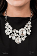 The Danielle -  White Rhinestone Necklace - Exclusive Zi Collection 2021- Jewelry by Bretta