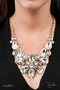 The Bea White Rhinestone Necklace - Exclusive 2021 Zi Collection Jewelry by Bretta
