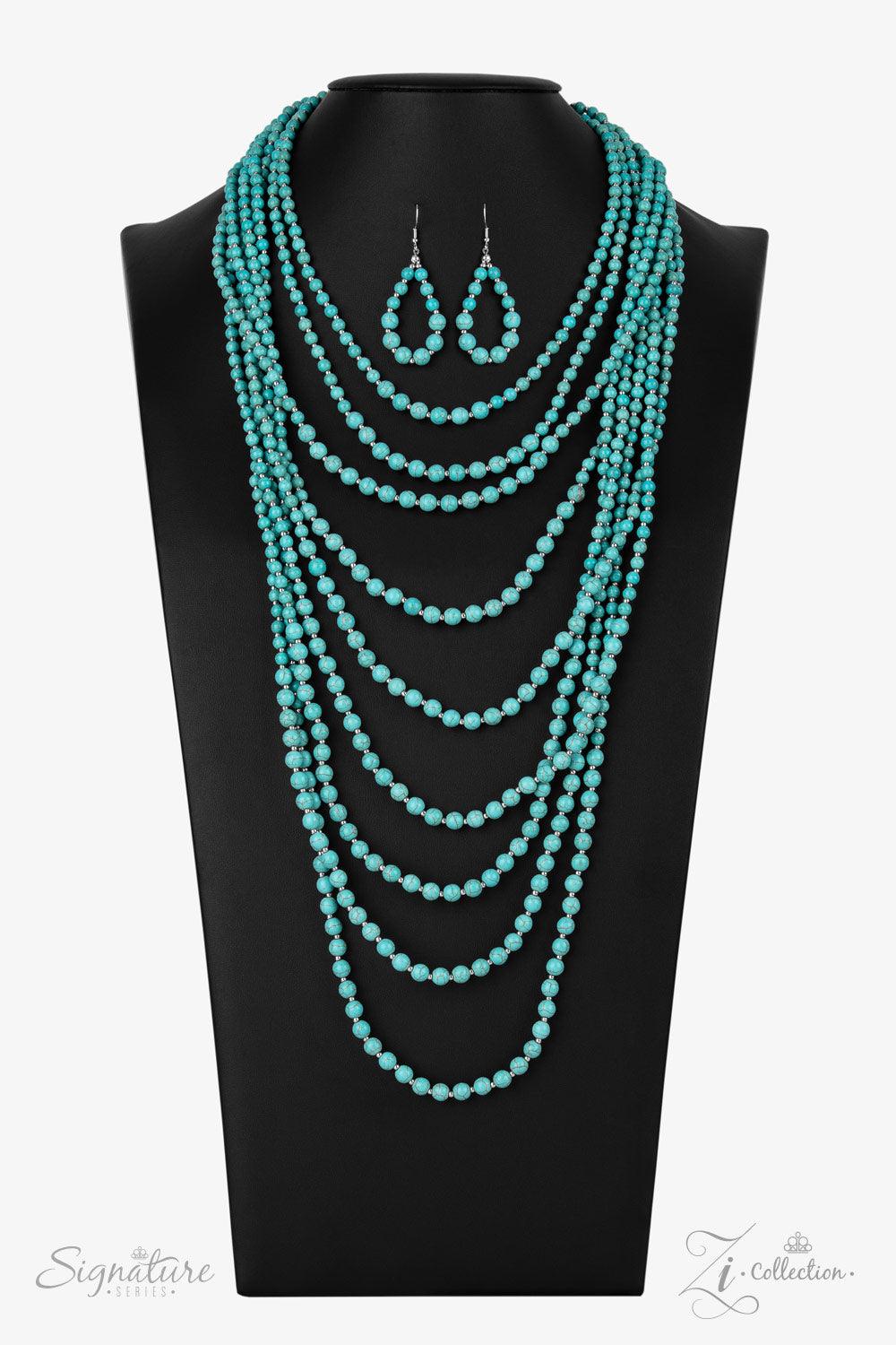 The Hilary Turquoise Necklace - 2021 Exclusive Zi Collection - Jewelry by Bretta