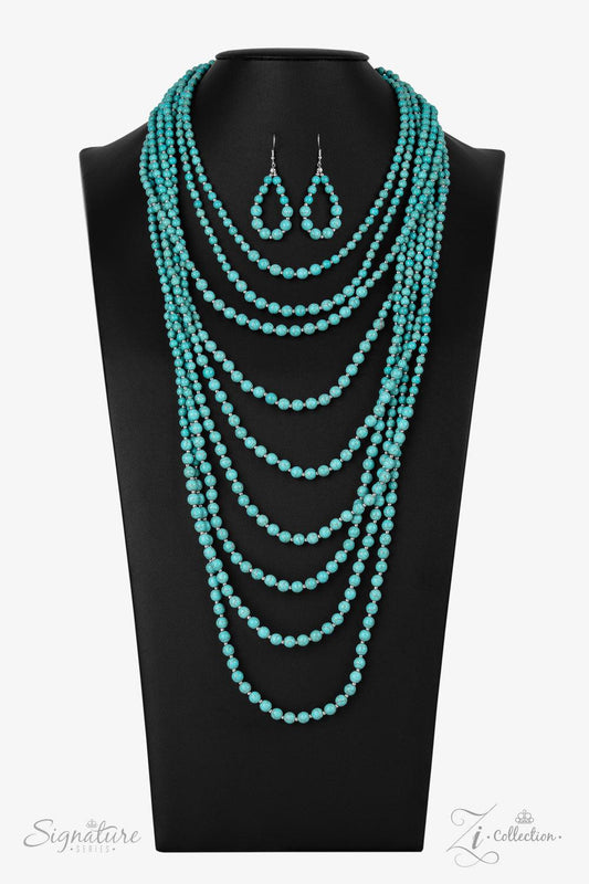 The Hilary Turquoise Necklace - 2021 Exclusive Zi Collection - Jewelry by Bretta