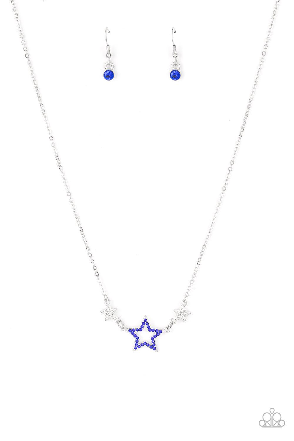 United We Sparkle Blue Necklace - Jewelry by Bretta