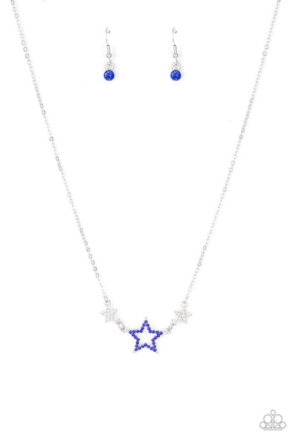 United We Sparkle Blue Necklace - Jewelry by Bretta
