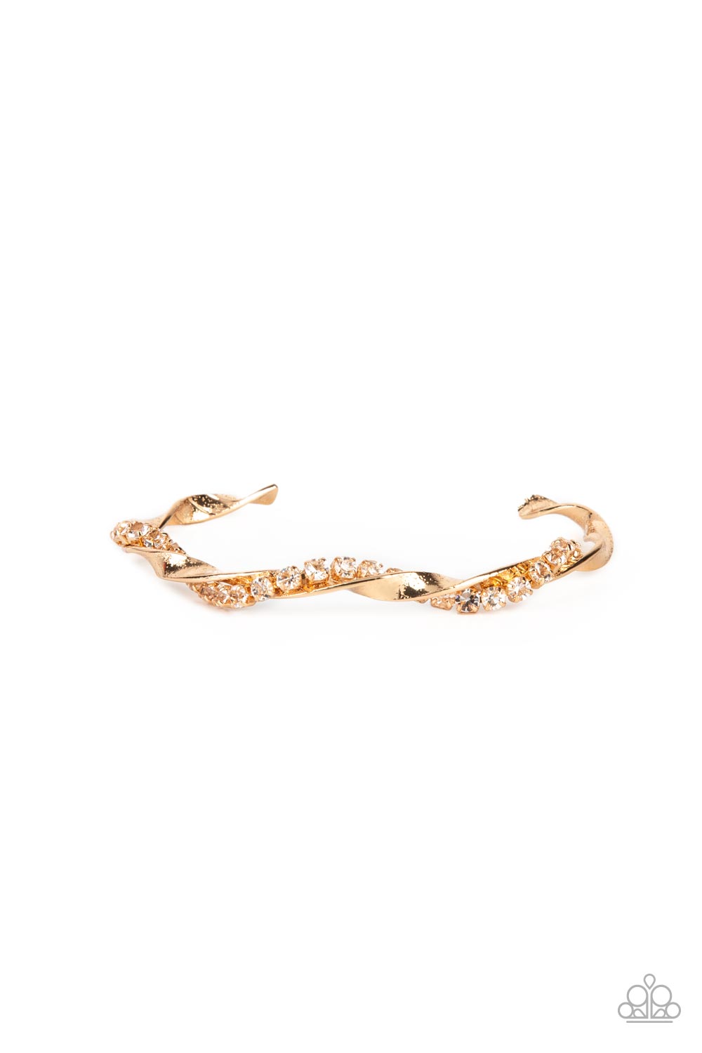 Twisted Twinkle Gold Bracelet - Jewelry by Bretta