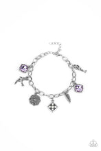 Fancifully Flighty Purple Bracelet - Jewelry by Bretta