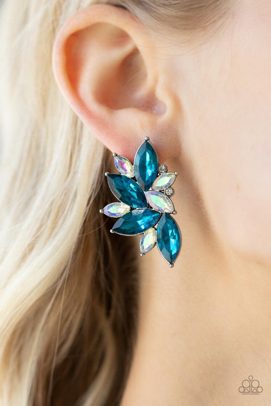 Instant Iridescence Blue Earrings - Jewelry by Bretta