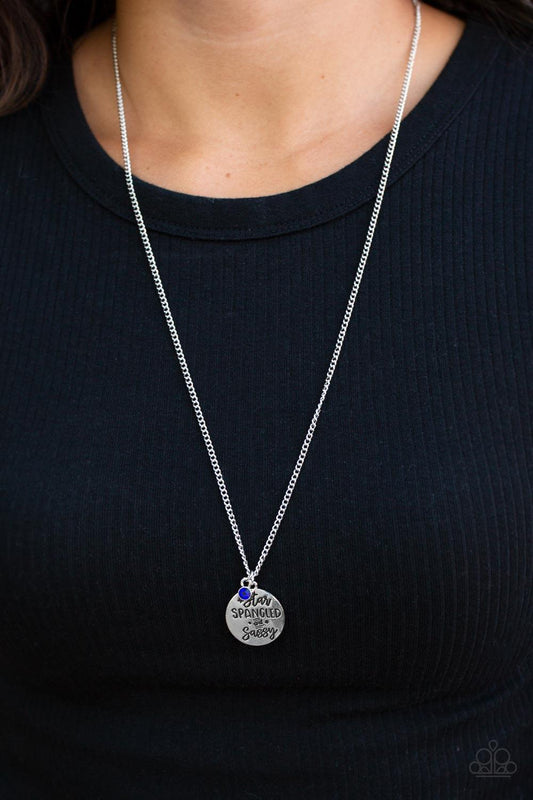 Star-Spangled Sass Blue Necklace - Jewelry by Bretta