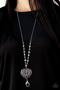 Doting Devotion White Necklace - Jewelry by Bretta
