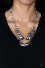 Lip Sync Links Silver Necklace - Jewelry by Bretta