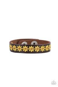 Wildflower Wayfarer Yellow Bracelet - Jewelry by Bretta