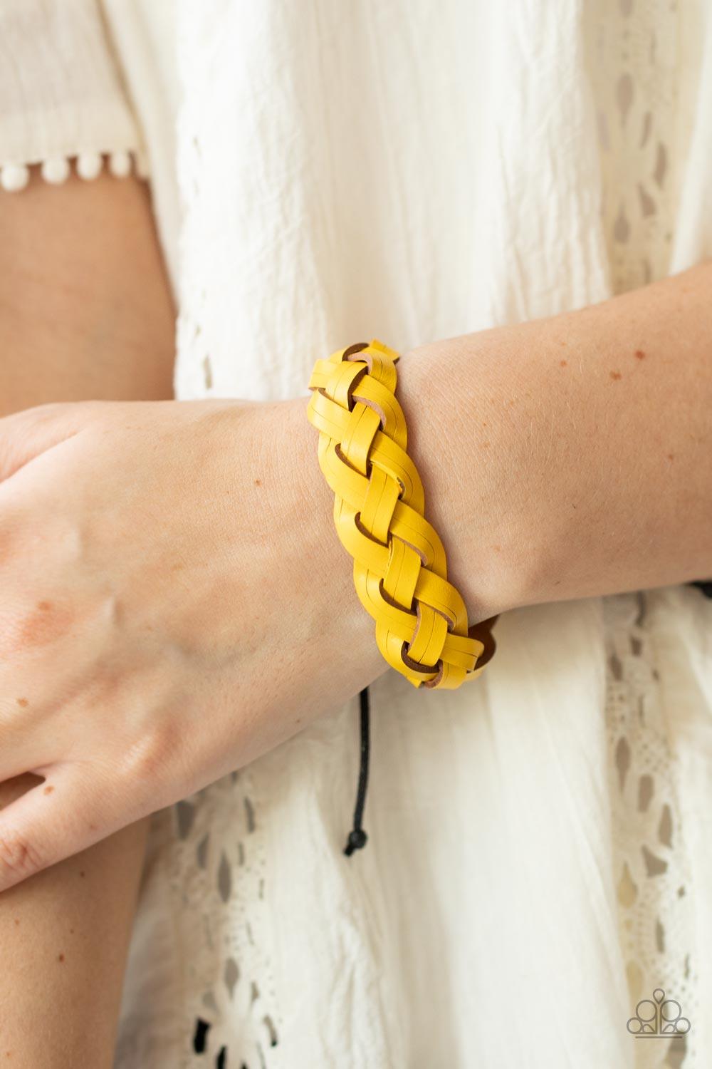 SoCal Summer Yellow Urban Bracelet - Jewelry by Bretta