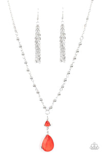 Titanic Splendor Red Necklace - Jewelry by Bretta