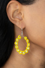 Festively Flower Child Yellow Earrings - Jewelry by Bretta