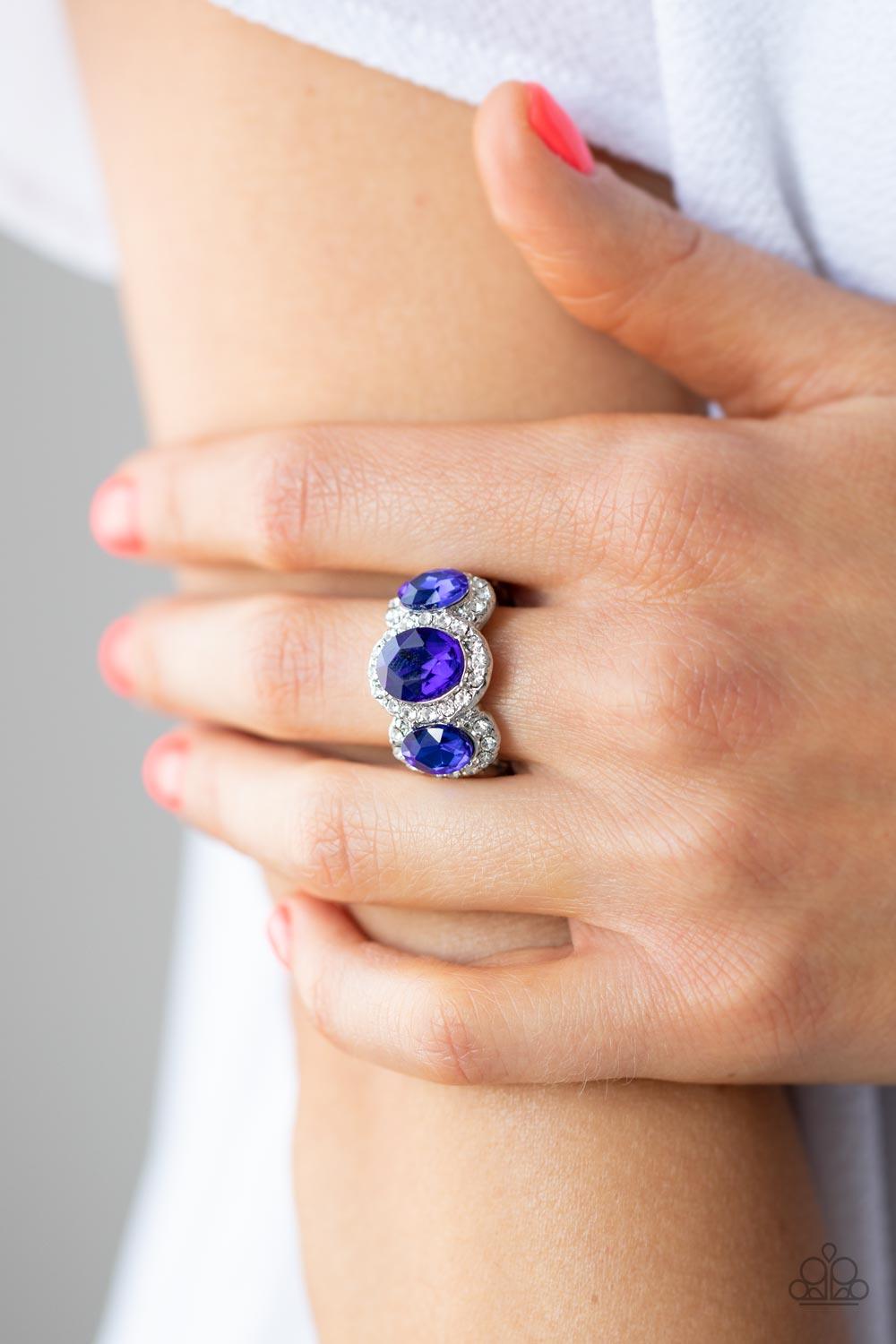 Oval Oasis Purple Ring - Jewelry by Bretta