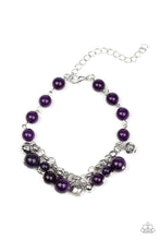 Paparazzi Accessories-Glossy Glow - Purple Bracelet