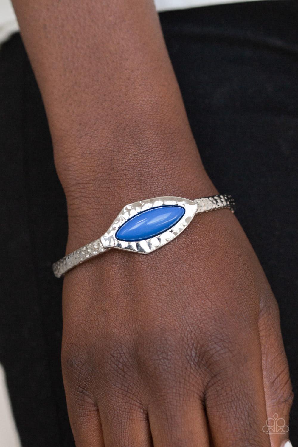 Paparazzi Accessories-Mason Minimalism - Blue Bracelet