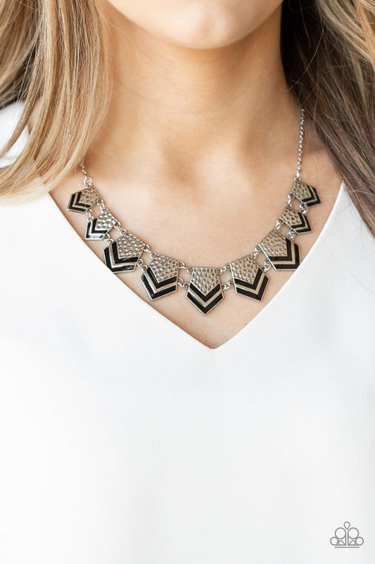 Paparazzi Accessories-Pack Princess - Black Necklace