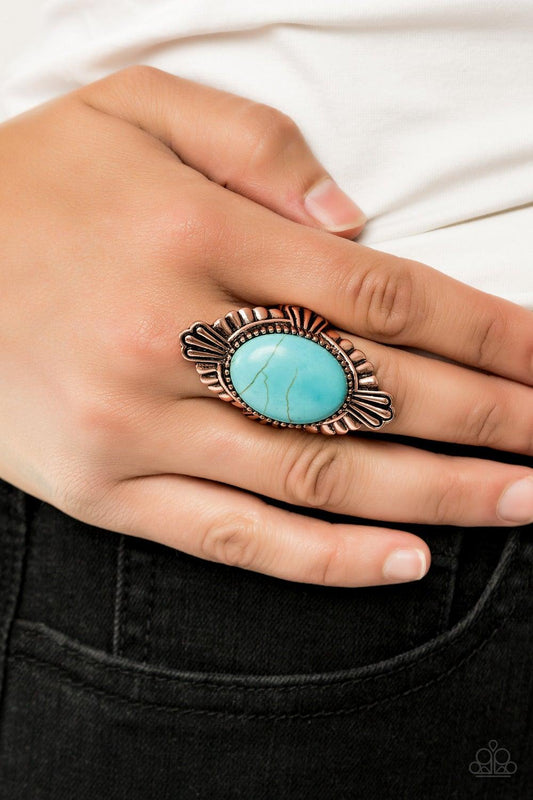 Paparazzi Accessories-Pioneer Party - Copper Ring