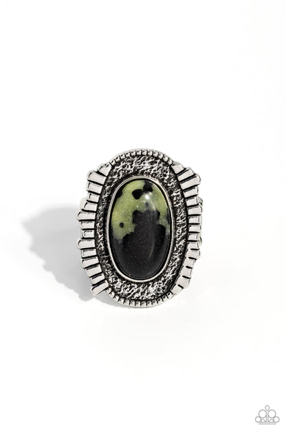 Terrazzo Trendsetter Green Ring - Jewelry by Bretta