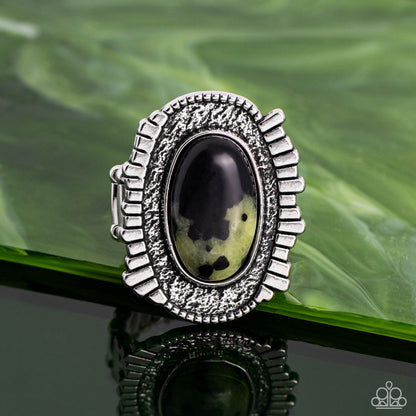 Terrazzo Trendsetter Green Ring - Jewelry by Bretta