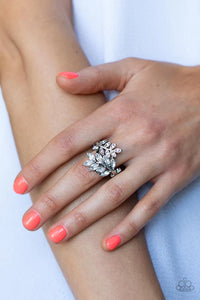 Glowing Gardenista White Ring - Jewelry by Bretta