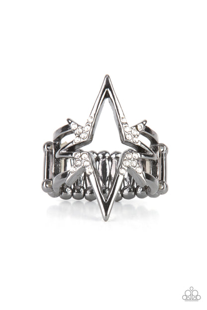 Extra Electrifying Black Ring - Jewelry by Bretta