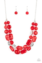 Oceanic Opulence Red Necklace - Jewelry by Bretta