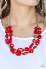 Oceanic Opulence Red Necklace - Jewelry by Bretta