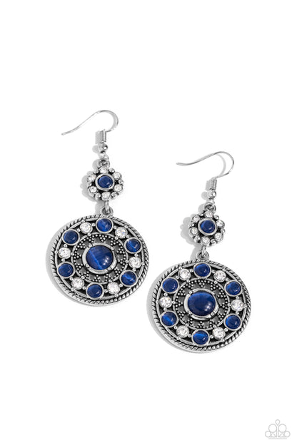 Party at My PALACE Blue Earrings - Jewelry by Bretta