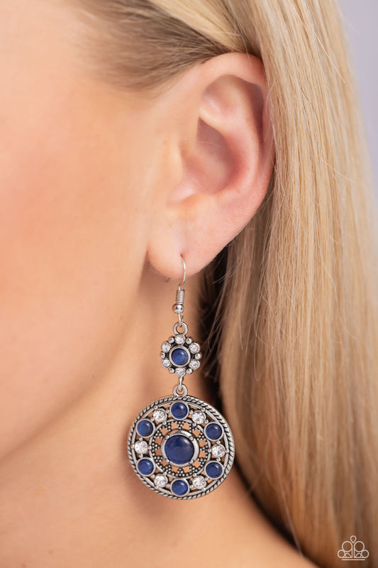 Party at My PALACE Blue Earrings - Jewelry by Bretta